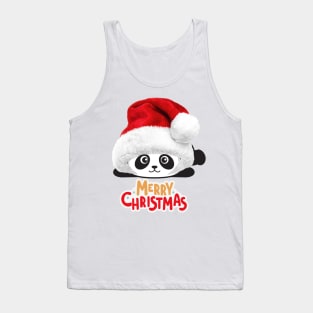 Christmas Panda Cute Design For Tank Top